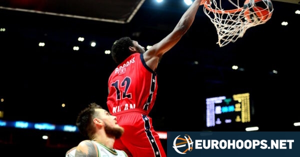 Brooks Leads Shorthanded Milan Past ASVEL