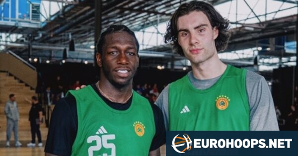 NBA Star Josh Giddey Trains with Panathinaikos