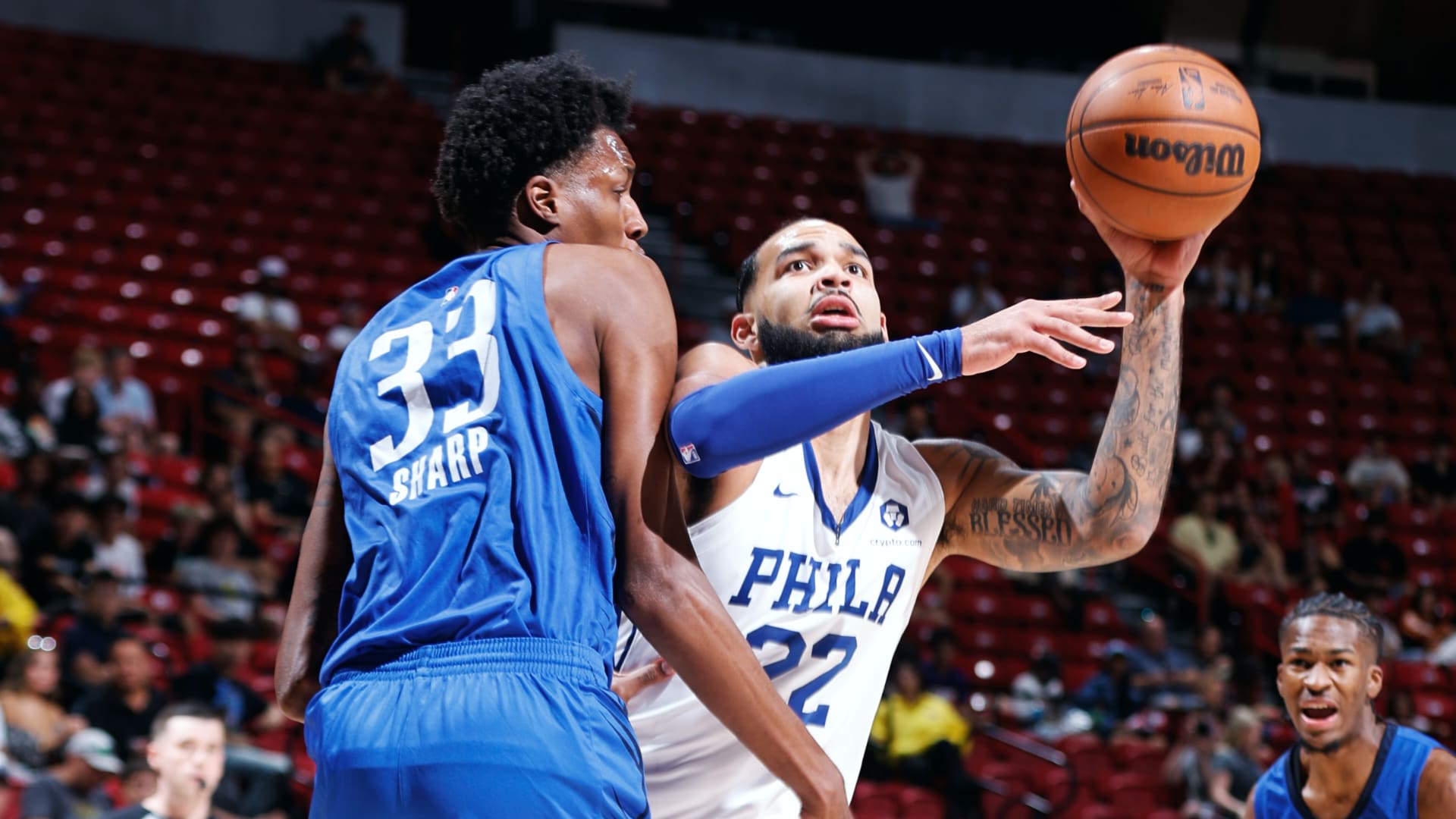 Broome, Armstrong Shine in 76ers' Summer League Win