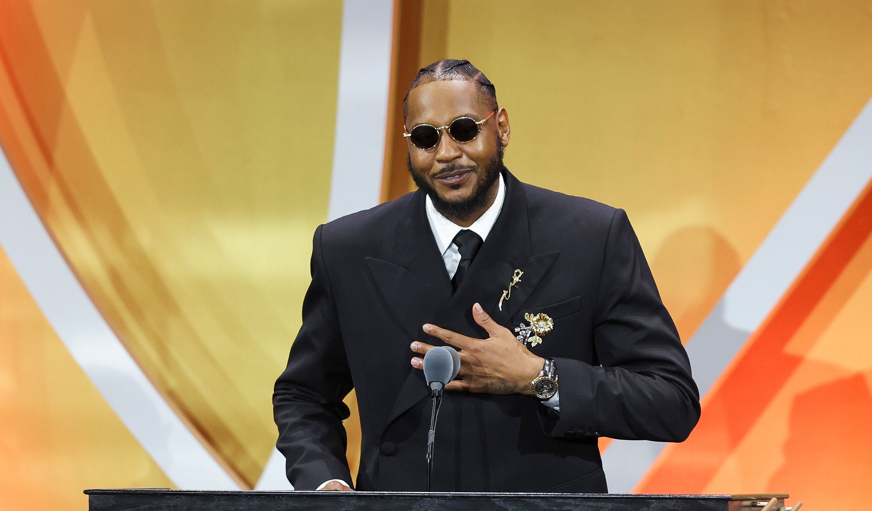 Carmelo Anthony's Inspiring Hall of Fame Induction