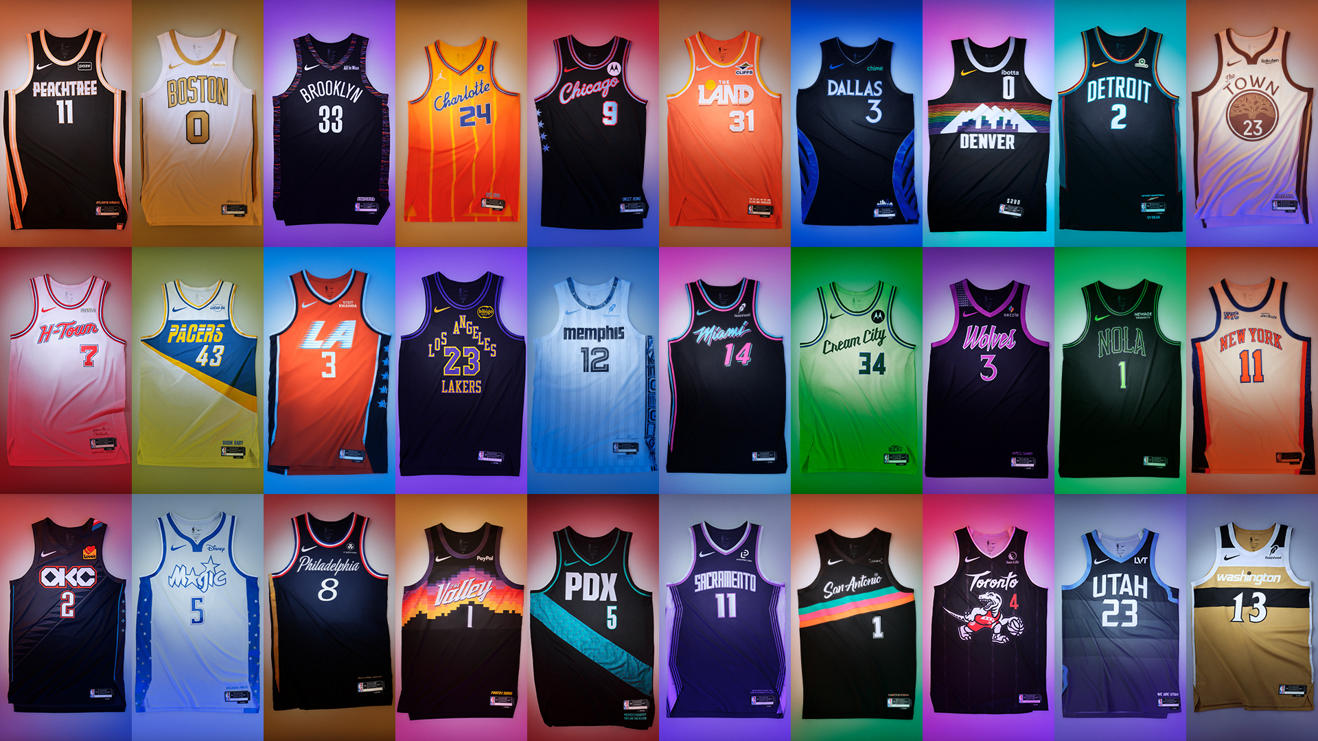 NBA and Nike Reveal 2025-26 City Edition Jerseys