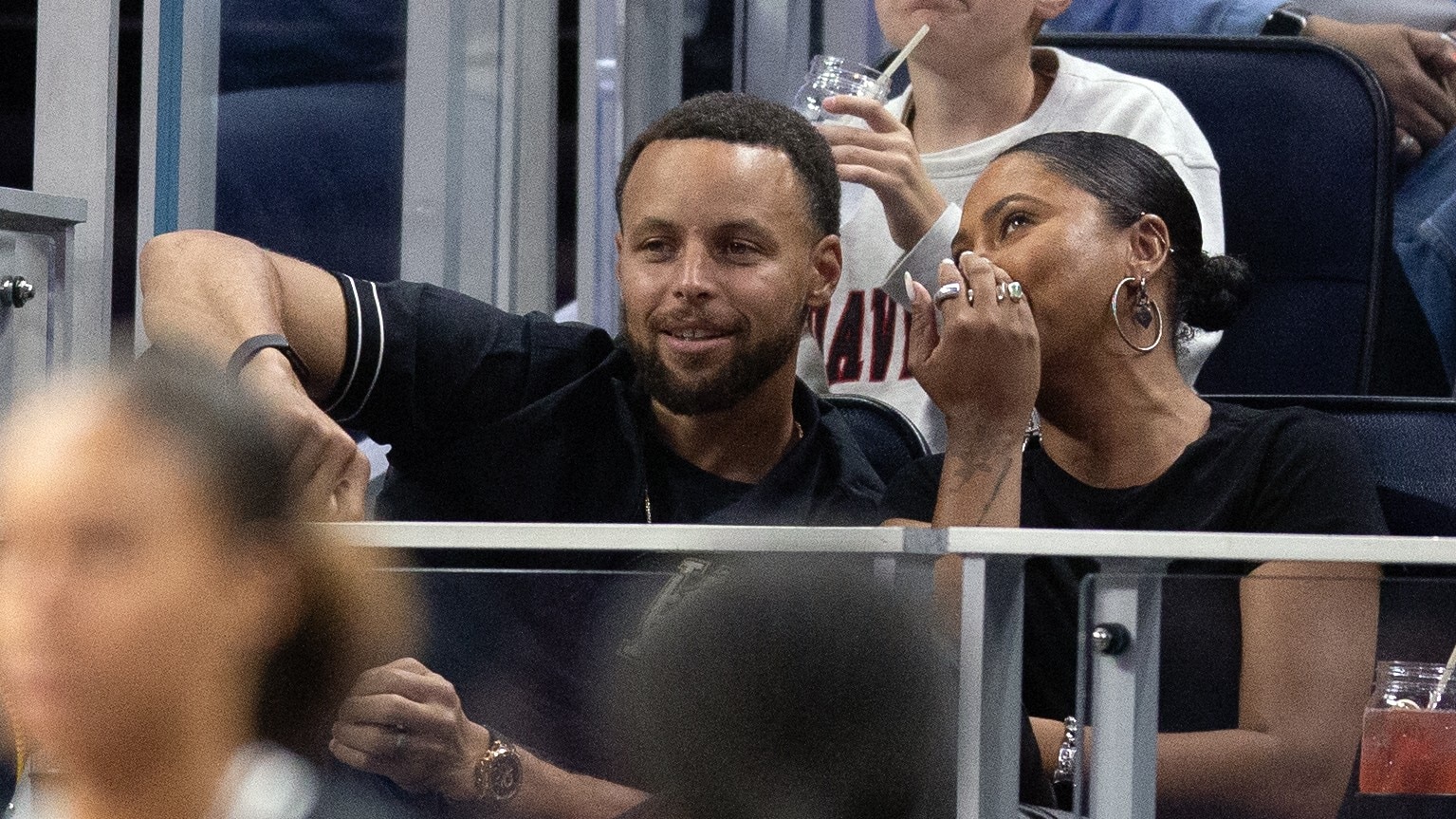 Stephen Curry Cheers on Carlos Alcaraz at US Open