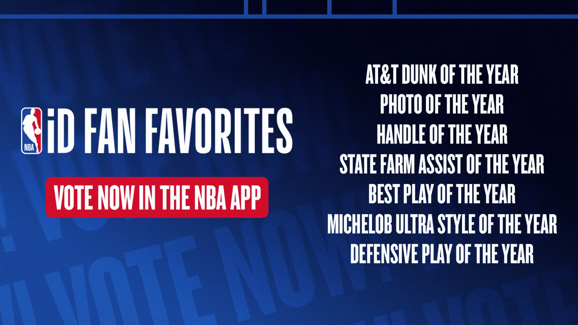 Vote Now for the 2025 NBA Fan Favorites